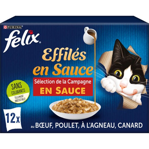 Felix Tendres Effilés Sélection de la Campagne 12x85g