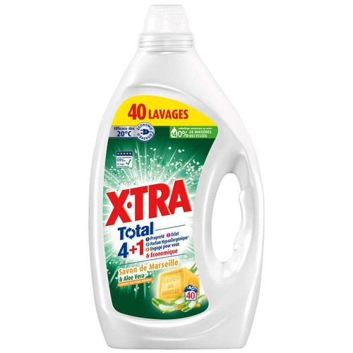 X-Tra Lessive liquide au savon de Marseille x40