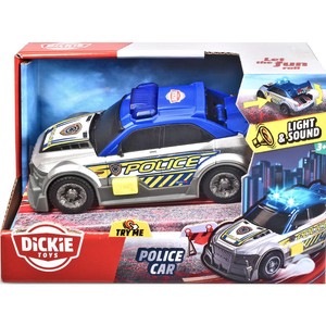 Dickie Toys Rhythm Patrol 203763008 Jouet de police avec changement de lumière et musique (20 cm