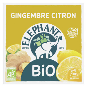 CLIPPER Thé vert citron bio Fabulous 20 sachets 35g pas cher 