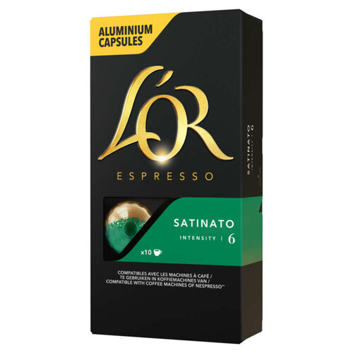 L'Or Espresso Café Satinato intensité 6 x10 capsules 52g
