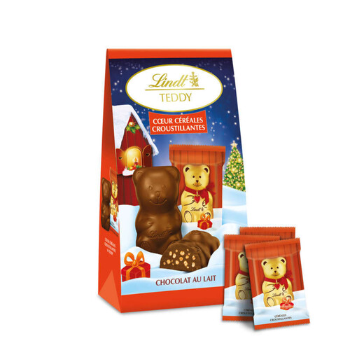 Lindt Teddy Coeur Céréales Croustillantes 130g