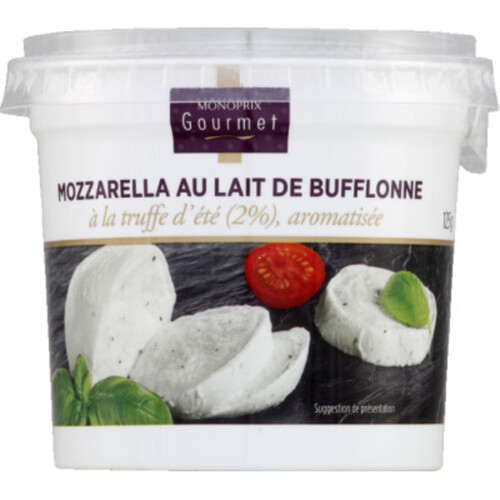 Monoprix Gourmet Mozzarella 2% De Truffe 125g