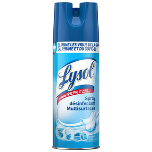 Lysol spray désinfectant frais multisurfaces 400ml.