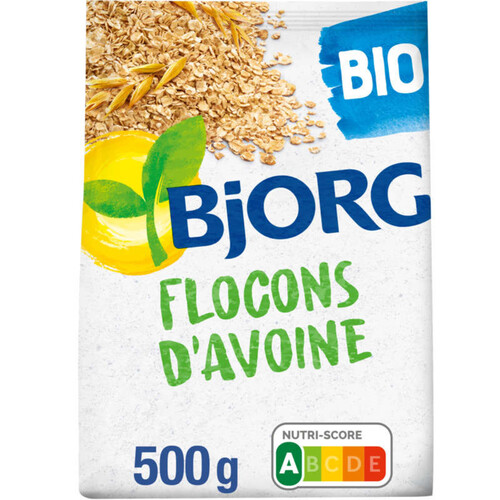 Bjorg Flocons d'Avoine Complète Bio 500g.