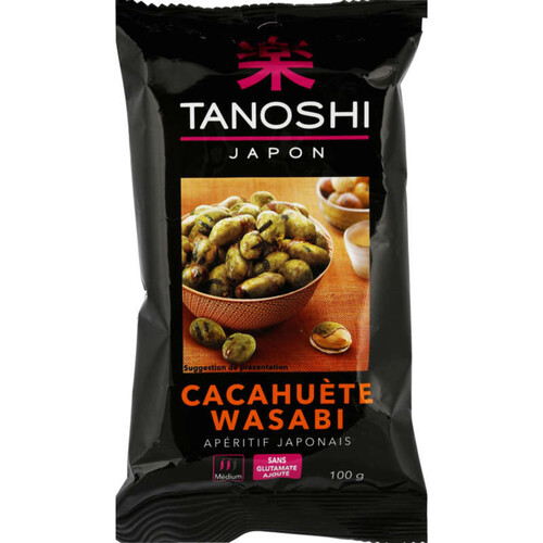 Tanoshi  Cacahuète Wasabi 100g