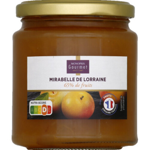 Monoprix Gourmet Confiture Mirabelle de Lorraine 330g