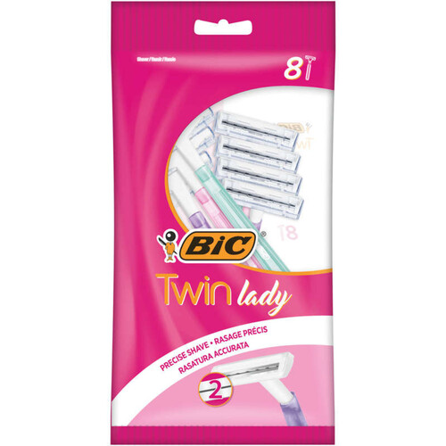 BIC twin lady rasoirs jetables pour femme x8