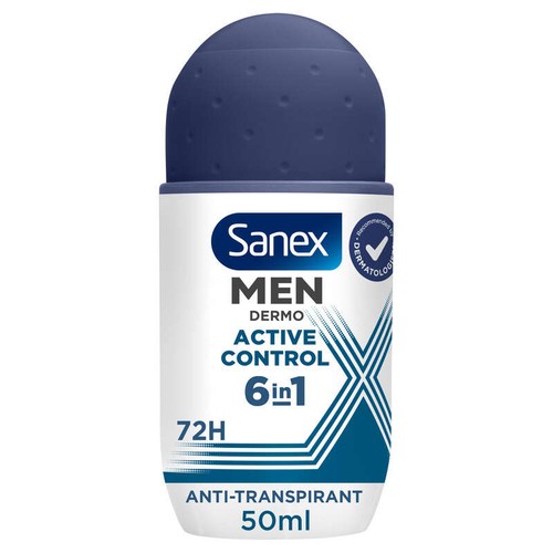 Sanex Men Dermo Deodorant Active Control 72h 6in1 50ml