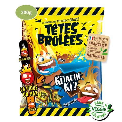 Têtes Brulées Bonbons Kitache Ki ? 200g