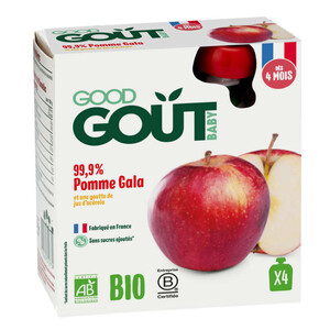 Good Goût Pomme Gala 4 x 85g