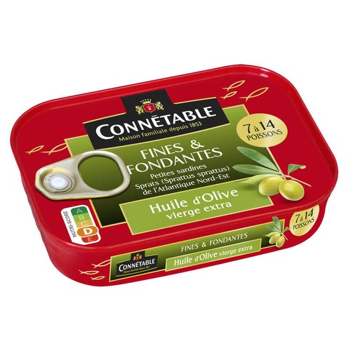 Connétable Petites Sardines à l'Huile d'Olive 106g