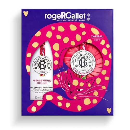 Roger & Gallet Coffret Eau Parfumée Bienfaisante Gingembre Rouge 30ml et Savon 100g