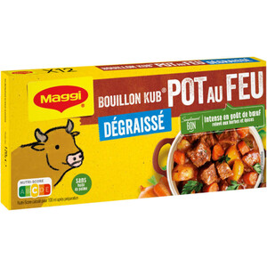 Maggi Bouillon KUB Pot-au-feu Dégraissé x12 cubes - 120g