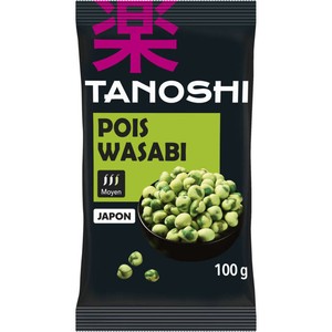 Tanoshi Pois wasabi, apéritif japonais 100g