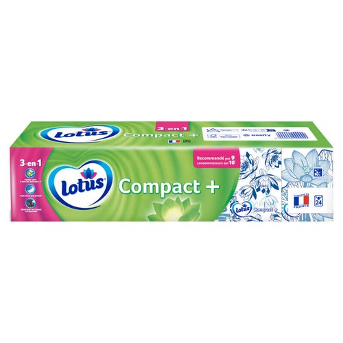 Lotus Classic+ Etuis Mouchoirs x12