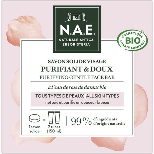 N.A.E. Savon Solide Visage Purifiant & Doux 78g