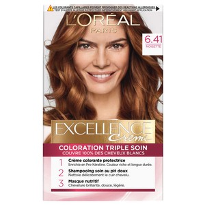 Excellence Crème Coloration 6.41 Marron Ambré