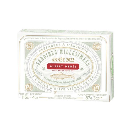 Albert Ménès Sardines Millésimées à l'Huile d'Olive Extra 115g