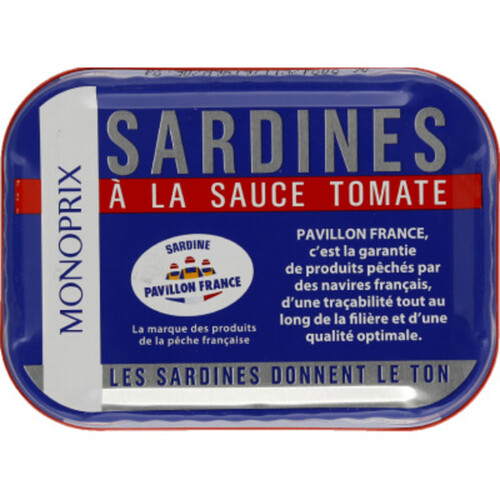 Monoprix Sardines à la sauce tomate 75g