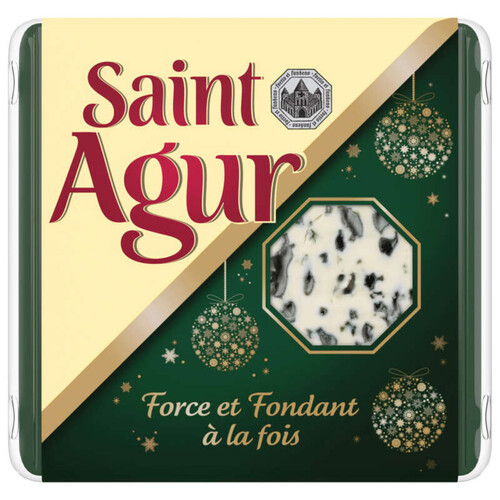 Saint Agur Force Et Fondant Fromage À Pâte Persillée 125g