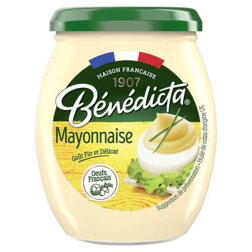 Bénédicta Mayonnaise bocal 255g