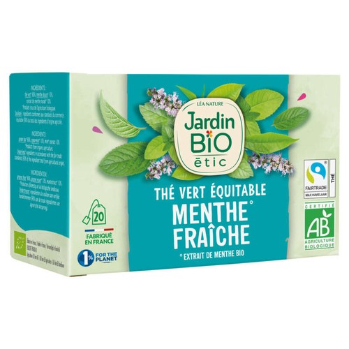 Léa Nature Jardin Bio Thé Vert Menthe Bio 30 g