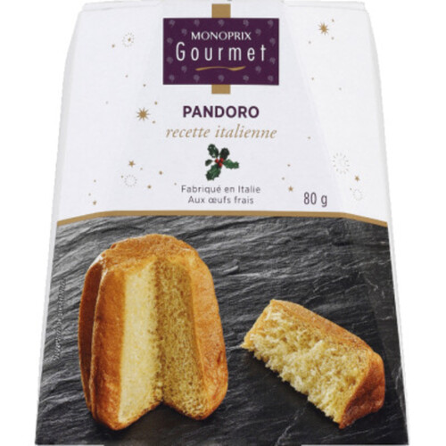 Monoprix Gourmet Pandoro Recette Italienne 80G