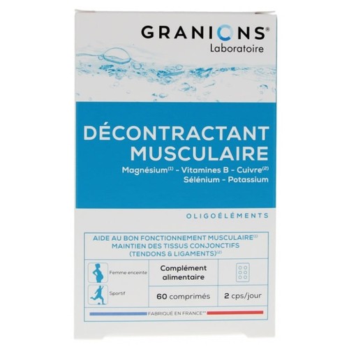 Granions Décontractant Musculaire 60 Comprimés