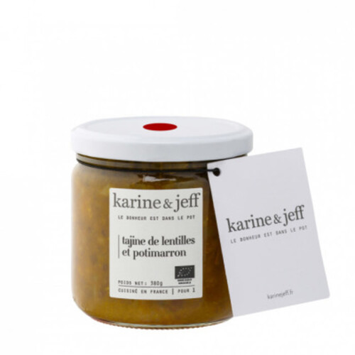 [Par Naturalia] Karine&Jeff Tajine De Lentilles Et Potimarron 380G Bio