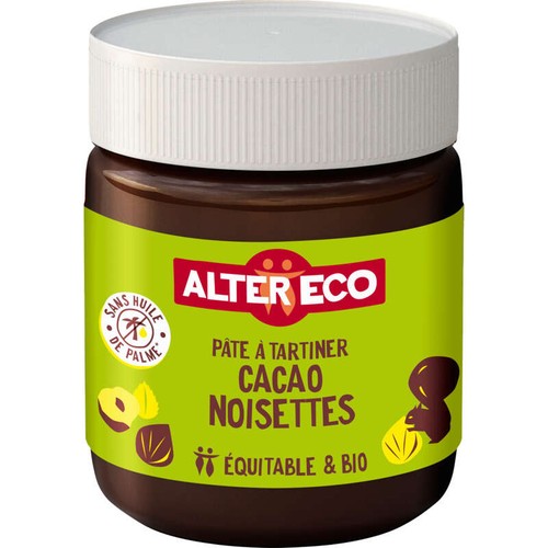 Alter Eco Pâte à Tartiner sans huile de palme Bio 270g