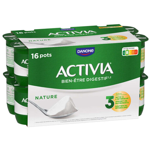 Activia Yaourt Nature Bifidus 16X125G