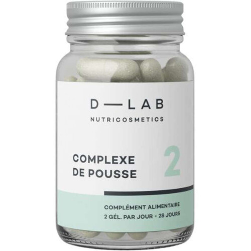 [Para] D-LAB NUTRICOSMETICS - Complexe de Pousse 1 mois 120g - Croissance des cheveux Complément alimentaire