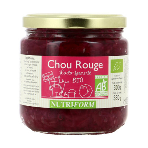 [Par Naturalia] Nutriform Chou Rouge Lacto-Fermenté Bio 300g
