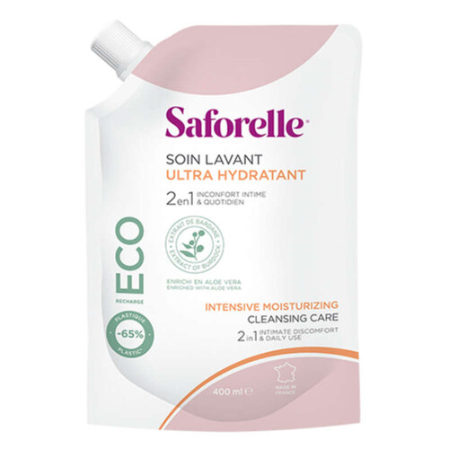 [Para] Saforelle Soin Lavant Ultra Hydratant Eco Recharge 400ml