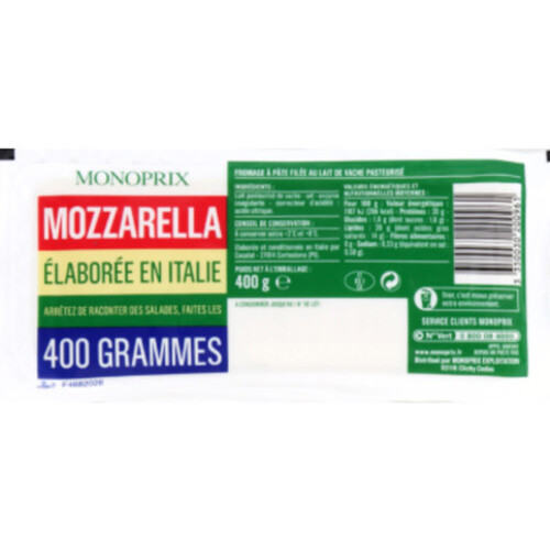 Monoprix Mozzarella 400g