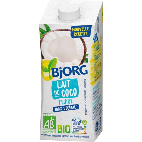 Bjorg Lait de coco fluide Bio 200ml