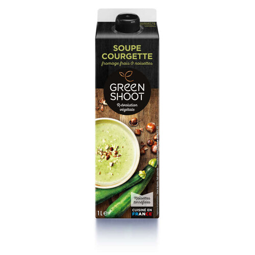Green Shoot soupe courgette parmesan & noisettes 1L