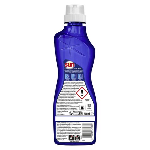 Sun Liquide de Rinçage Lave-Vaisselle Séchage Ultime 500 ml