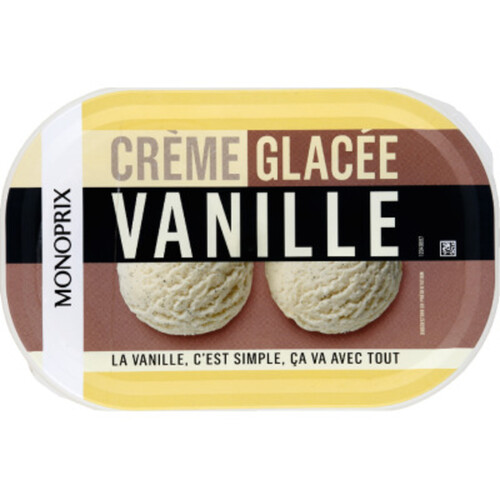 Monoprix Crème glacée vanille 500g