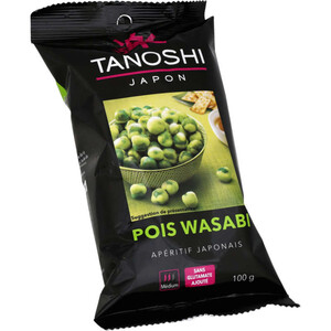 Tanoshi Pois wasabi, apéritif japonais 100g