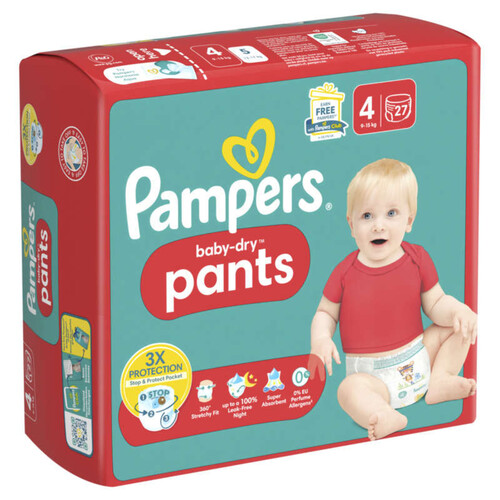 Pampers Baby Dry Pants Couches Culottes T4 x27