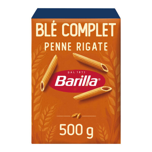 PATES PENNE BARILLA PAQUET 500 GR 
