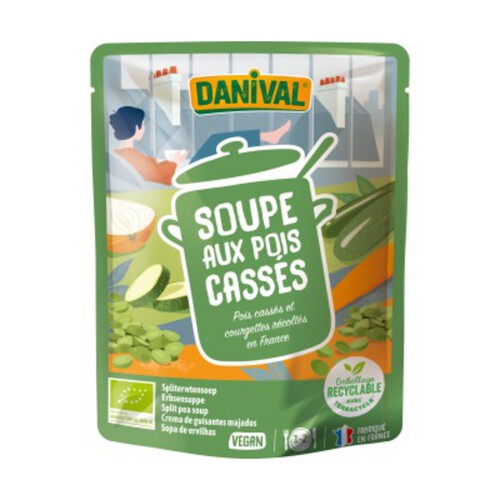 [Par Naturalia] Danival Soupe De Pois Cassés 50Cl Bio