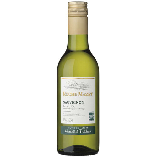 Roche Mazet Sauvignon, Vin Blanc Sec De Pays D'Oc, Cuvée Spéciale, 12% Vol. 25cl