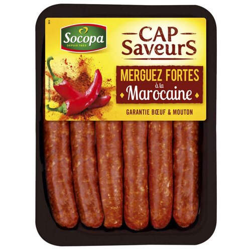 Socopa Merguez Forte Marocaine X 6