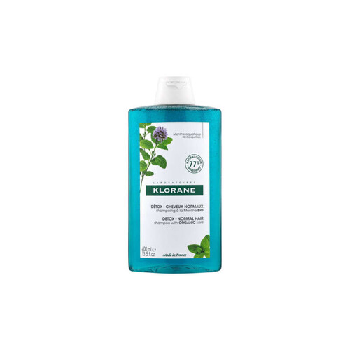 [Para] Klorane Menthe Aquatique Shampoing Détox à la Menthe Bio 400ml