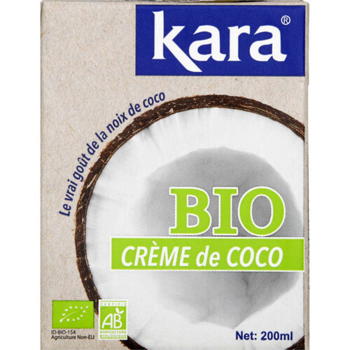 Kara Creme De Coco Bio 200ml.