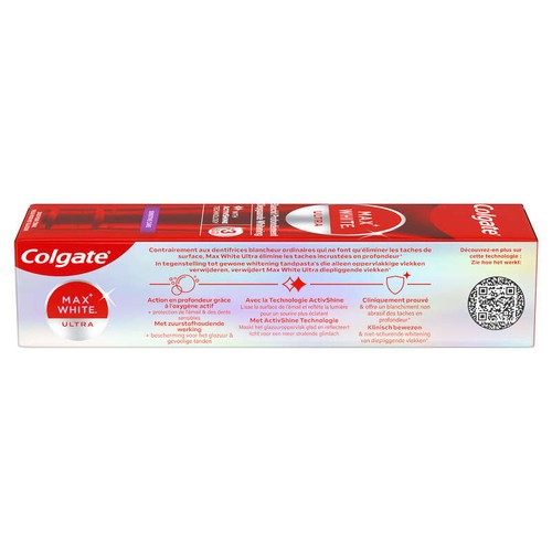 Colgate Max White Dentifrice Ultra Soin Sensibilité 75ml