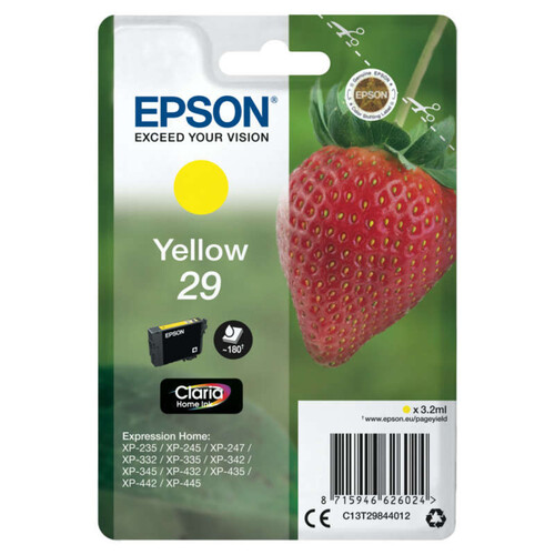 Epson Cartouche D'Encre Jaune N°T2983